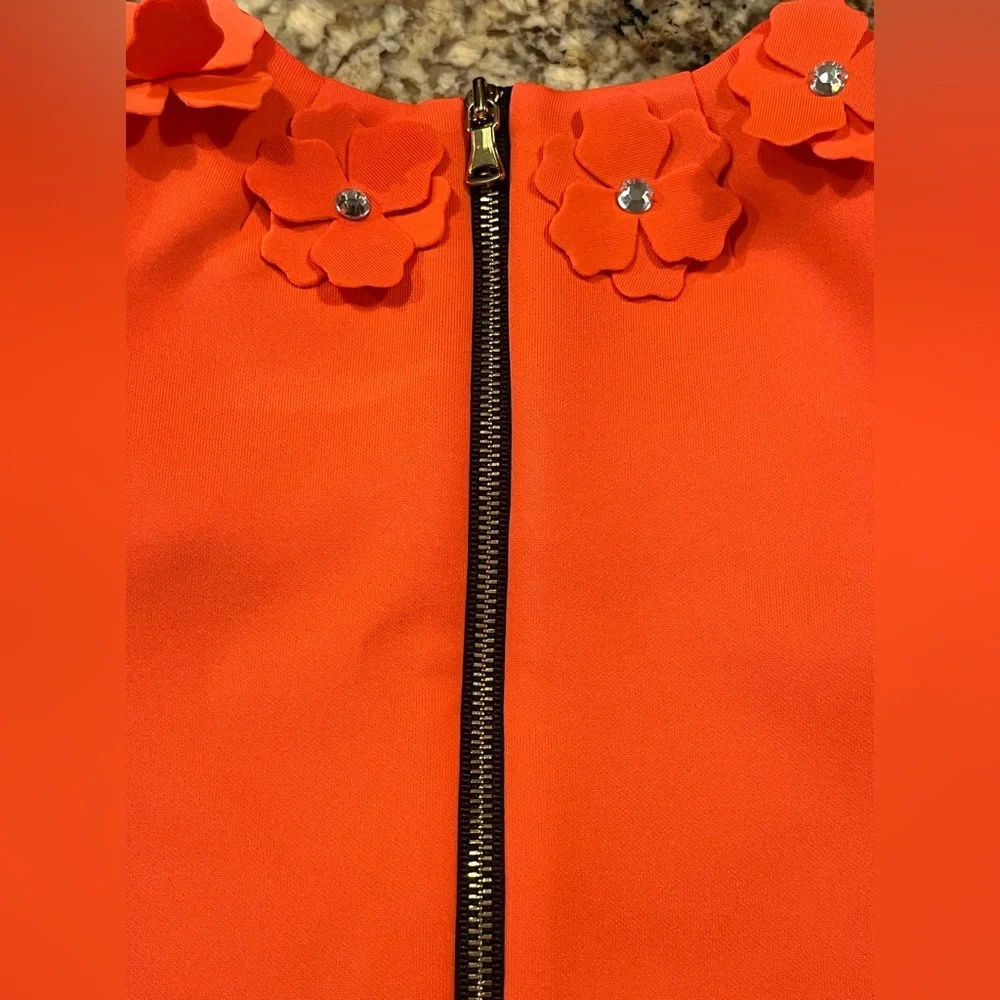 Milly Minis Girls 3D Floral Rhinestone Dress